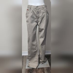 Vintage Lawman Western Khaki Tan Jeans Womens 13